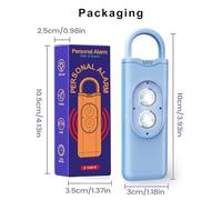 Yplkm Alarmes Personnelles pour Femmes | Outil De Sécurité Étanche 135dB,Alarme Personnelle de Porte-clés avec Lampe de Poche,pour Garçons Filles Femmes Amis et