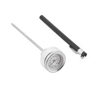 Yplkm Bouchon de Réservoir de Moto - Accessoires pour moto avec jauge de température | Bouchon de Radiateur Haute Pression pour Modification,Pour conduite voyage extérieur stationnement trajets longs