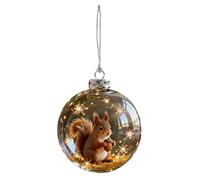 Yplkm Boules De Noël,Décoration Saisonnière de Boules d'Animaux 3D,Ornement De Noël Accrochable | Pour Salon Bureau Chambre Bureau Porte D'Entrée Escalier Rebord De Fenêtre Manteau Mur Couronne Jardin