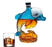 Yplkm Bouteilles Pour Spiritueux - Conteneur Distributeur En Forme De Baleine De 320ml | Carafe À Whisky Vide,pour Hommes Papa Fête Boire Vin Vodka Bourbon Bar Anniversaire Mariage Noël