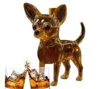 Yplkm Carafe à Whisky | Carafe Vide En Forme De Chien Pour Bourbon | Décoratif Figurine Animale Pour Bar Whisky Brandy Vin Bourbon Cadeaux Homme Frère Père