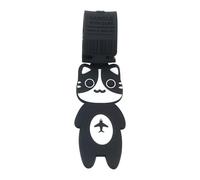 Yplkm Étiquette d'Identification pour Bagages, Identificateur Valise Garçon, Bande d'Identification Dos Inscriptible Design de Chat Marqueur pour Voyage Randonnée Fitness Croisière Affaires Vol Plage