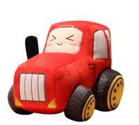 Yplkm Oreiller Tracteur - Tracteur Mignon Doudou Animal Jouet | Pouf Canapé Cartoon Décoration Collection - Maison Chambre Bureau Dortoir Garçons Filles Noël Saint Valentin