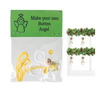 Yplkm Ornement D Arbre De Noël en Boutons | Jouet Interactif - Kit De Loisir Créatif Ornements Boutons Sapin De Noël | pour Porte Mur Manteau Salon Chambre À Coucher Fête Adolescents Adultes