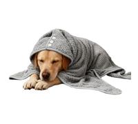 Yplkm Peignoir pour Chien | Absorbant Et Doux pour La Peau | Serviette De Séchage pour Chien - pour Chiot Chaton Temps Froid Plage Piscine Maison Voyage Baignade Natation