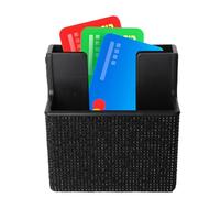 Yplkm Petit Organisateur Adhésif pour Voiture - Boîte Organisatrice Pour Tableau De Bord Auto,Support Pour Lunettes De Vue - pour Camion Van Automobile Voyage Road Trip Camping Siège Arrière Bureau