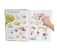 Yplkm Premiers Mots Anglais Livre Sonore | Livre de Pratique Linguistique | Jouet Éducatif Interactif Apprentissage des Mots Anglais pour en Bas Âge Développement Précoce du Langage
