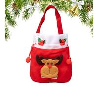 Yplkm Sac à Bonbons pour Noël,Réutilisable avec Poignée | Petit Sac à Bonbons de Noël avec Cordon - pour Chocolat Jouets Gelée Sucettes Maternelle École Maison Rassemblement Communautaire