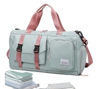 Yplkm Sac de Sport, Sac de Sport - Sac de Sport léger en Tissu Oxford,Petit Sac de Voyage léger, Grand Sac de Voyage avec séparation sèche et Humide, Sac de Sport léger pour Hommes, Sport, Salle de