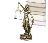 Yplkm Statue De La Justice - Figurine Ornement en Résine | Statue Décorative pour Table | pour Bibliothèque Appui De Fenêtre Étagère Coiffeuse Table De Chevet Chambre Salon Bar Maison
