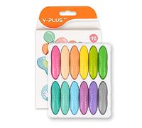 YPLUS Crayons de Cacahuètes pour Les Tout-Petits, Crayons Pastel 12 Couleurs Enfants Non Toxiques, Faciles à Tenir, Lavables Et Sûrs pour Les Tout-Petits, Fournitures d'Art à Colorier