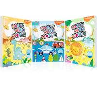 YPLUS Livre de Coloriage à l'Eau pour Enfants 1-3 Ans, 3 Thèmes