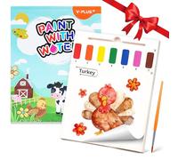 YPLUS Livre de Coloriage à l'Eau pour Enfants 1-3 Ans, Thème Ferme