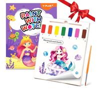 YPLUS Livre de Coloriage à l'Eau pour Enfants 1-3 Ans, Thème Sirène
