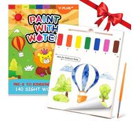 YPLUS Livre de Coloriage à l'Eau pour Enfants 1-3 Ans, Thème Voyage