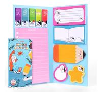 YPLUS Okay Cat Bloc Notes Adhésives Chat Mignon, To-Do List, Papeterie