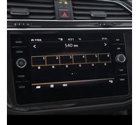 YPLVWSOYQ Protection d'écran de voiture compatible avec Tiguan 2021 - 1 film de protection d'écran en verre trempé pour voiture - GPS multimédia LCD - Accessoires