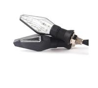 YPMGRWLSN Indicateurs 1PC Universel 12LED Ambre + Bleu Double Couleur Moto Clignotant Indicateur Lumineux Pour Hors Route