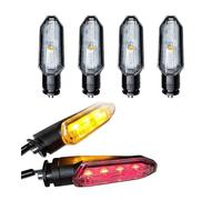 YPMGRWLSN Indicateurs Clignotant De Moto LED Dynamique, Double Couleur, 12V, Pour CRF250L ADV150 CBR650F NC750X XADV 750, Lampe Signalisation