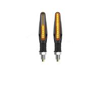 YPMGRWLSN Indicateurs Clignotant de moto universel DRL ambre, indicateur dynamique coulant, feu arrière LED clignotant 12V