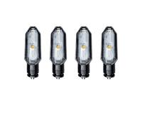 YPMGRWLSN Indicateurs Clignotant Dynamique LED Pour Moto, Double Couleur, 12V, Pour Lampe Pour CRF250L ADV150 CBR650F NC750X XADV 750