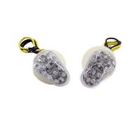 YPMGRWLSN Indicateurs Clignotants De Moto, 2 Pièces, Indicateur LED, Photoflash, Moteur D'ampoule Pour YZF R1 R6 R6S R3 FZ1 FZ6 FZ8 Pour FAZ6R