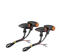 YPMGRWLSN Indicateurs Clignotants universels de moto, 4 pièces, voyant lumineux ambre Smokey pour Sportster Bobber Chopper
