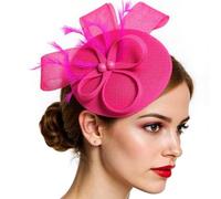YPREWY Bibi élégant et tendance - Accessoire de fête sur le thème - Accessoire pour femme qui assiste à un mariage ou à un événement social