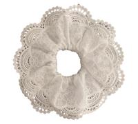 YPREWY Chouchous en dentelle française avec fleur pour chignons et queue de cheval - Élastique