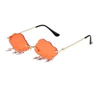 YPREWY Cool Clouds Lunettes de soleil élégantes et légères avec pompons Style punk, Tranches et c'est parti