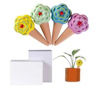 YPREWY Dispositif d'arrosage intelligent en céramique à libération lente Outil d'hydratation des sols pour jardiniers occupés Utilisation intérieure ou extérieure Régulateur de sol Céramique