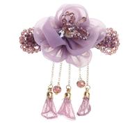 YPREWY Épingle à cheveux élégante avec fleur style chinois traditionnel pour cheveux longs ou médias