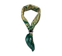 YPREWY Foulard respirant multifonctionnel imprimé motif carré respirant foulard pour cyclisme et activités de plein air style occidental, Vert Plus Five, Taille unique