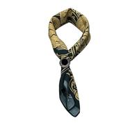 YPREWY Foulard respirant multifonctionnel imprimé motif carré respirant foulard pour cyclisme et activités de plein air style occidental, Bleu marine Plus Five, Taille unique