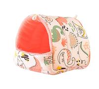 YPREWY Hamac d'hiver pour petit animal - Cachette - Imprimé dinosaure - Cage décorative pour furet, perroquet, hamster, rat