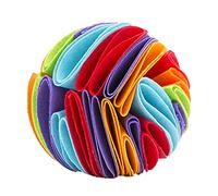 YPREWY Jouet à renifler interactif pour animaux de compagnie - Balle à friandises - Mangeoire lente - Tue l'ennui - Améliore les compétences de recherche de nourriture pour chiens et lapins