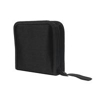 YPREWY Lot de 40 étuis de rangement en tissu mercerisé pour CD ou livret, Noir