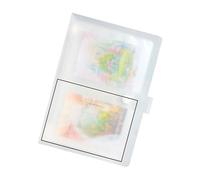 YPREWY Organiseur de cartes de poche 84/80/160, album photo de 7,6 cm, organiseur de cartes pour jeux photo de 7,6 cm, organiseurs de cartes à fermeture éclair