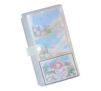 YPREWY Organiseur de cartes de poche 84/80/160, album photo de 7,6 cm, organiseur de cartes pour jeux photo de 7,6 cm, organiseurs de cartes à fermeture éclair