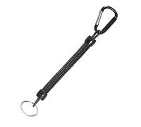 YPREWY Outil de sécurité d'extérieur - Corde élastique à ressort - Cordon de pêche portable - Mousqueton de camping - Porte-clés de téléphone rétractable - Accessoires et outils rétractables pour