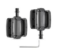 YPREWY Pédales de vélo à plateforme en nylon à 3 joints larges et plates antidérapantes pour vélo de montagne et de route