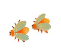 YPREWY Pince à cheveux colorée en forme d'animal de dessin animé pour filles enfants Barrettes 3D papillon escargot épingles à cheveux faites à la main épingles à cheveux de dessin animé