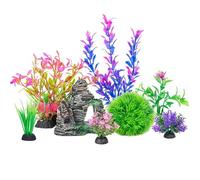 YPREWY Plante artificielle pour aquariums délicats, terrarium, paysage, crevettes, décoration d'habitat, plante d'aquarium amovible