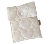 YPREWY Pochettes menstruelles pour serviettes hygiéniques pour adolescentes et filles - Porte-tampon pour sac à main - Pochettes menstruelles, blanc