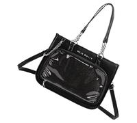YPREWY Sac à bandoulière en chaîne avec sangle réglable pour une décoration unique et un usage quotidien, Noir , One Size