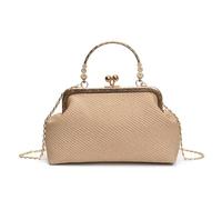 YPREWY Sac à main avec fermeture à sangle réglable pour femme - Sac de soirée léger - Intérieur spacieux - Sac à bandoulière convertible à trois voies, kaki, One Size