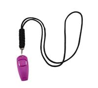 YPREWY Sifflet professionnel pour chien avec dispositif Clickers, sifflet de dressage pratique pour chien avec sangle de cou pour extérieur et intérieur