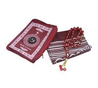 YPREWY Tapis de prière islamique avec indicateurs de direction, tapis de voyage pour homme et femme, pour l'extérieur, tapis musulman pour les voyages
