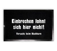Ypropylen,mit Rutschfester Gummi-Unterseite - Einbrechen lohnt sich hier nicht! Fußmatte