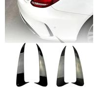 YPSBBHD 1 Paire de Couvercle de Ventilation de Canard Latéral de Becquet de Pare-Chocs Arrière, Compatible avec Mercedes Benz C Class W205 C43 C63 AMG 2014-2019,Gloss black-W205 4-Door